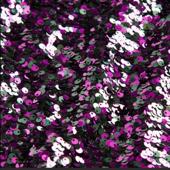 City Chic Sequin Plus Size Glam Dress in Purple NWT SIZE 20-SOLD OUT NWT - Picture 9 of 17